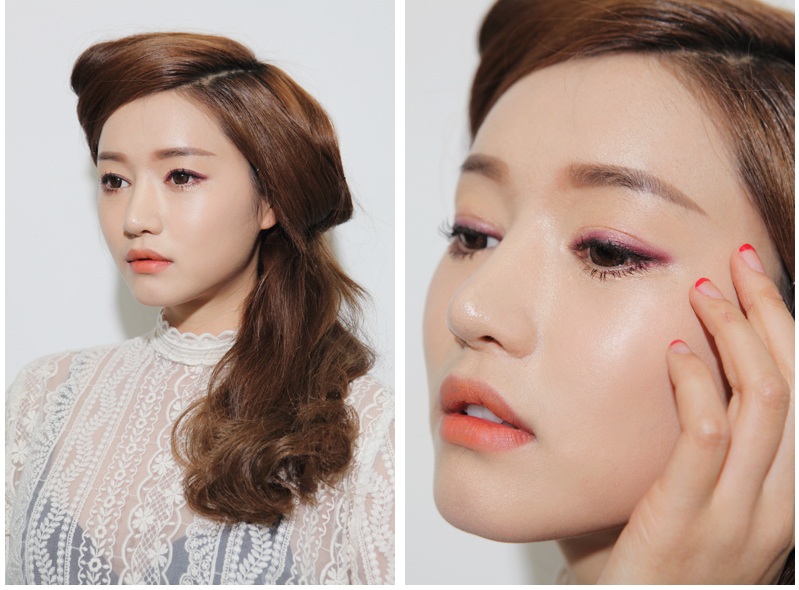 burgundy eye makeup korean的圖片搜尋結果